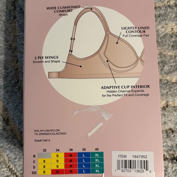 NWT Felina Adaptive Cup Wire Free Bra 2Pack Size Medium - Picture 2 of 7